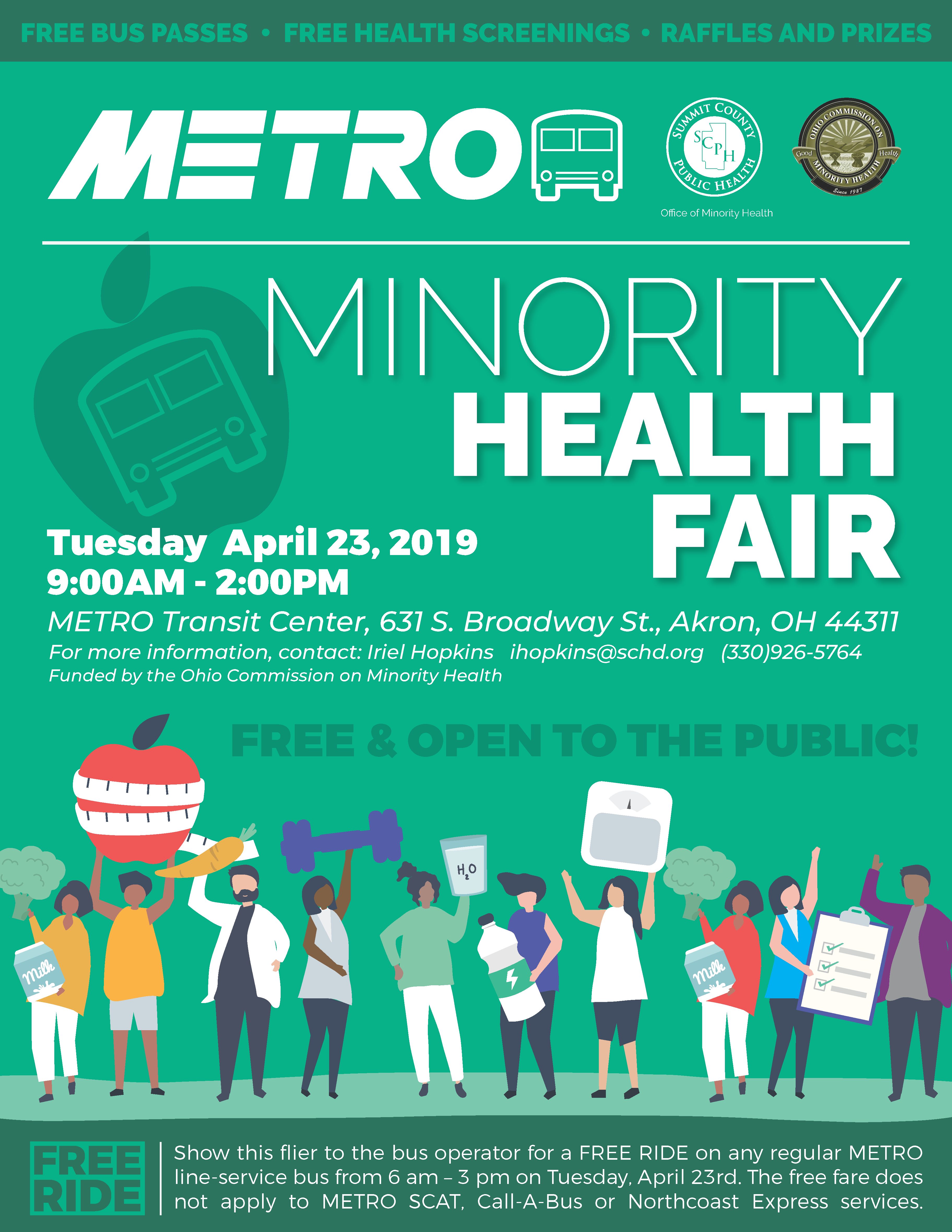 Minority Health Fair at RKPTC on 4/23! Akron Metro